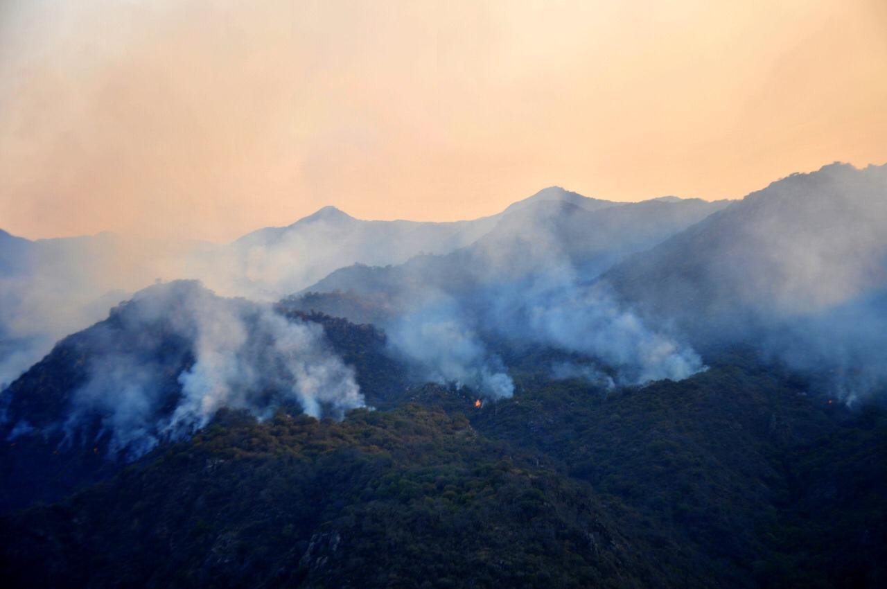 Incendio Sierra los Llanos