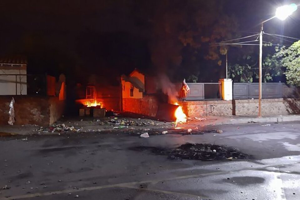 incendio en la residencia